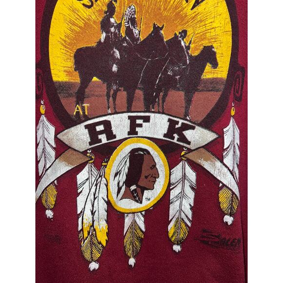 Vintage Washington Redskin Sweatshirt Showdown RFK Salem Sportswear Crewneck XL - Picture 5 of 12